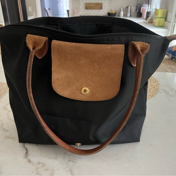 longchamp tote bag black size medium - Picture 6 of 6